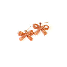 Bow Earrings (Rose Gold) 玫瑰金蝴蝶結耳環