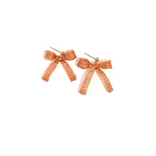 Bow Earrings (Rose Gold) 玫瑰金蝴蝶結耳環