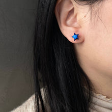 Lucky Star Earrings (Shinny Blue)