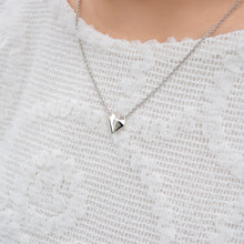 Diamond Heart 18K White Gold Necklace