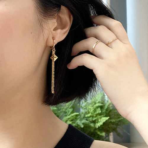 Classic 3D Printed Brass Ear Clips