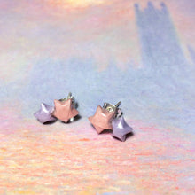 Double Lucky Star Earrings (Pink+Lavender)
