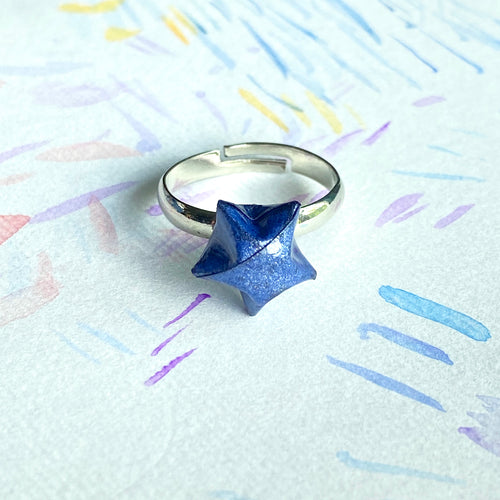 Lucky Star Ring (Space Blue)