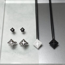 Classic 3D Printed Black Diamond Necklace