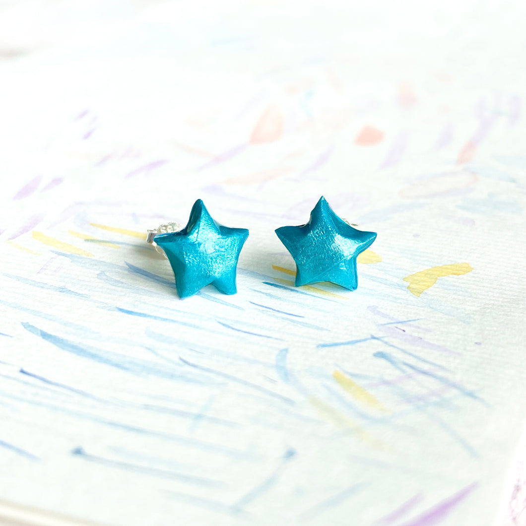 Lucky Star Earrings (Turquoise)