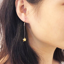 Shooting Star Earrings/ Ear Clips (Gold)