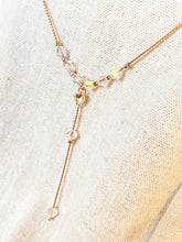 Antique Swarovski Crystal Rose Gold Necklace