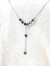 Antique Swarovski Black Crystal Necklace