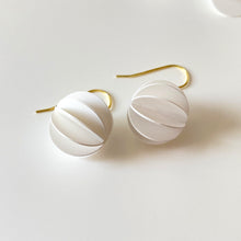 White Collection | ROUND Silver Earrings/ Ear Clips