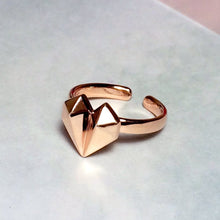 Diamond Heart 18K Rose Gold Ring