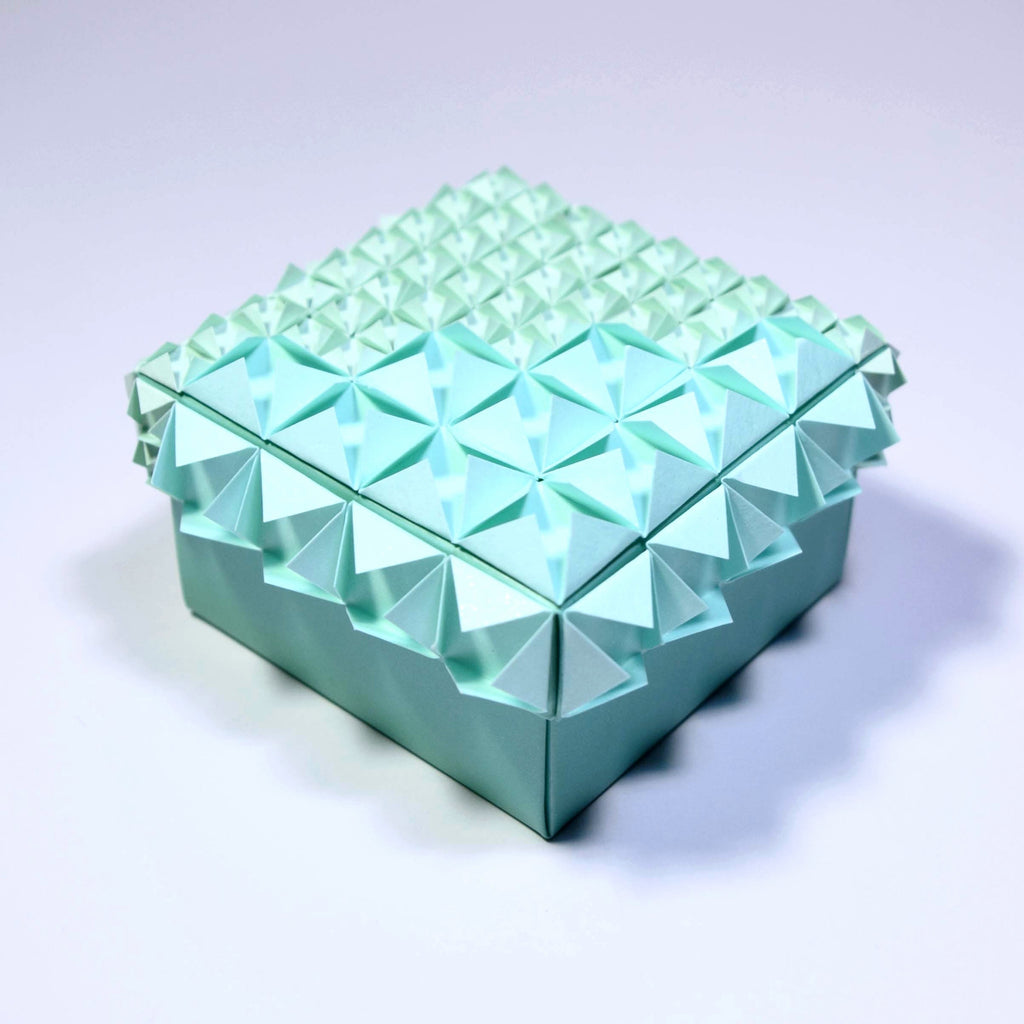 Jewel Box (Turquoise) – paper diamond