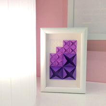3D Paper Art Frame (Purple/White)